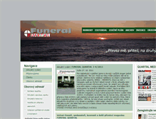 Tablet Screenshot of funeralq.cz